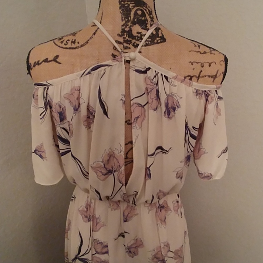 Last One! Floral high/low dress - Picture 8 of 8